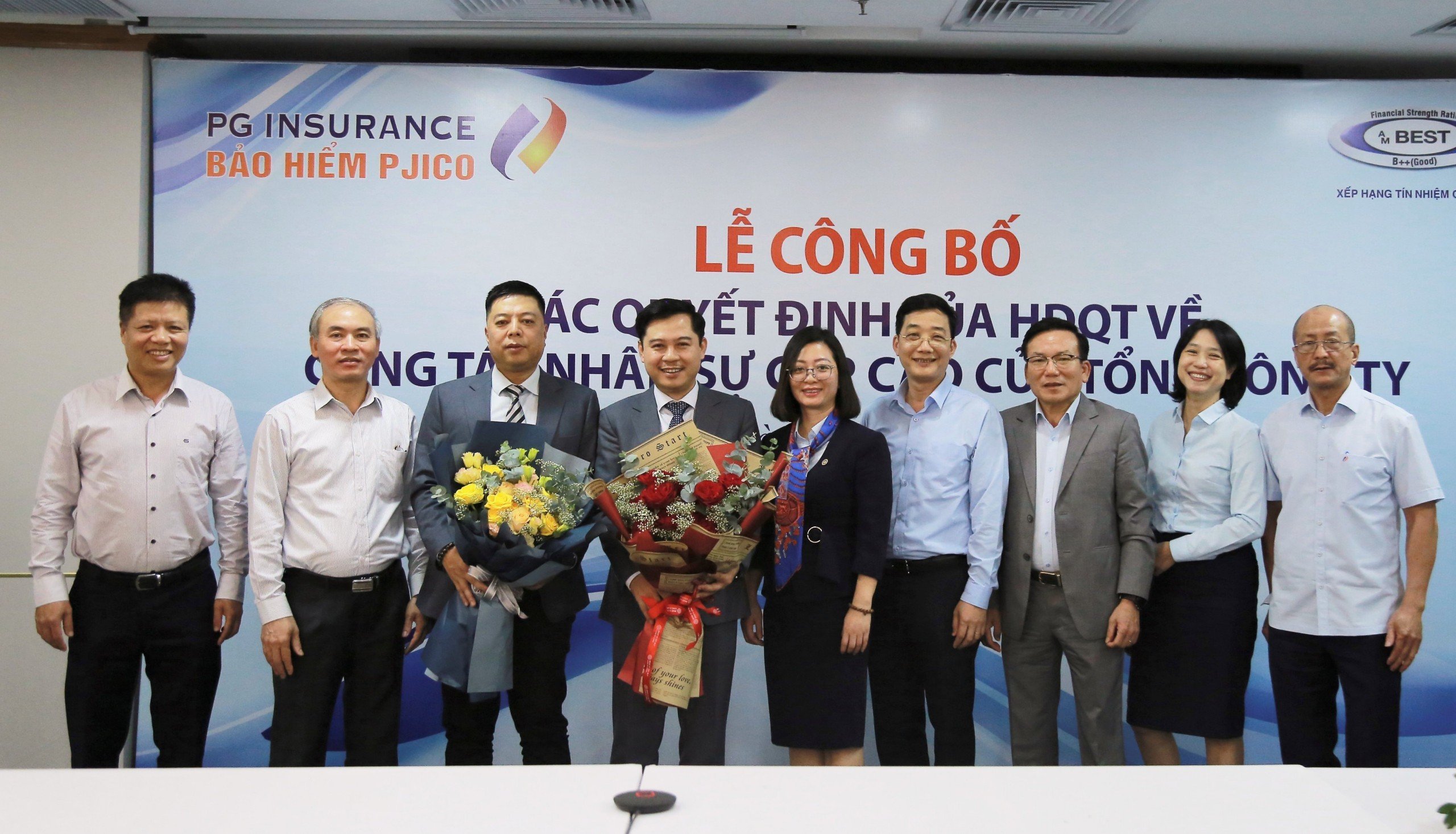 Hội đồng quản trị PJICO công bố Quyết định bổ nhiệm 02 Phó Tổng Giám đốc