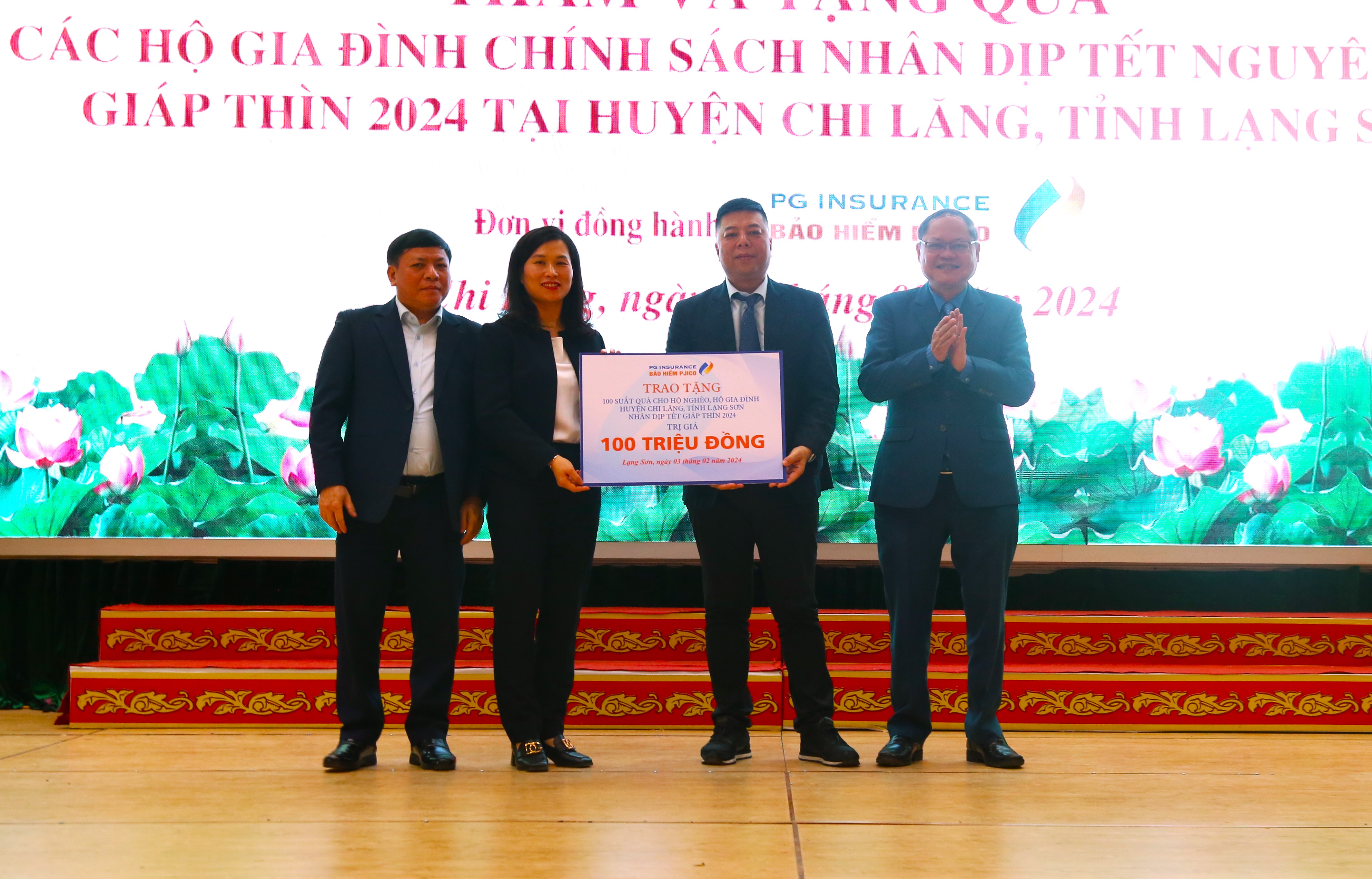 PJICO cùng đoàn công tác Văn phòng Trung Ương Đảng thăm, tặng quà tết cho các gia đình chính sách tỉnh Lạng Sơn