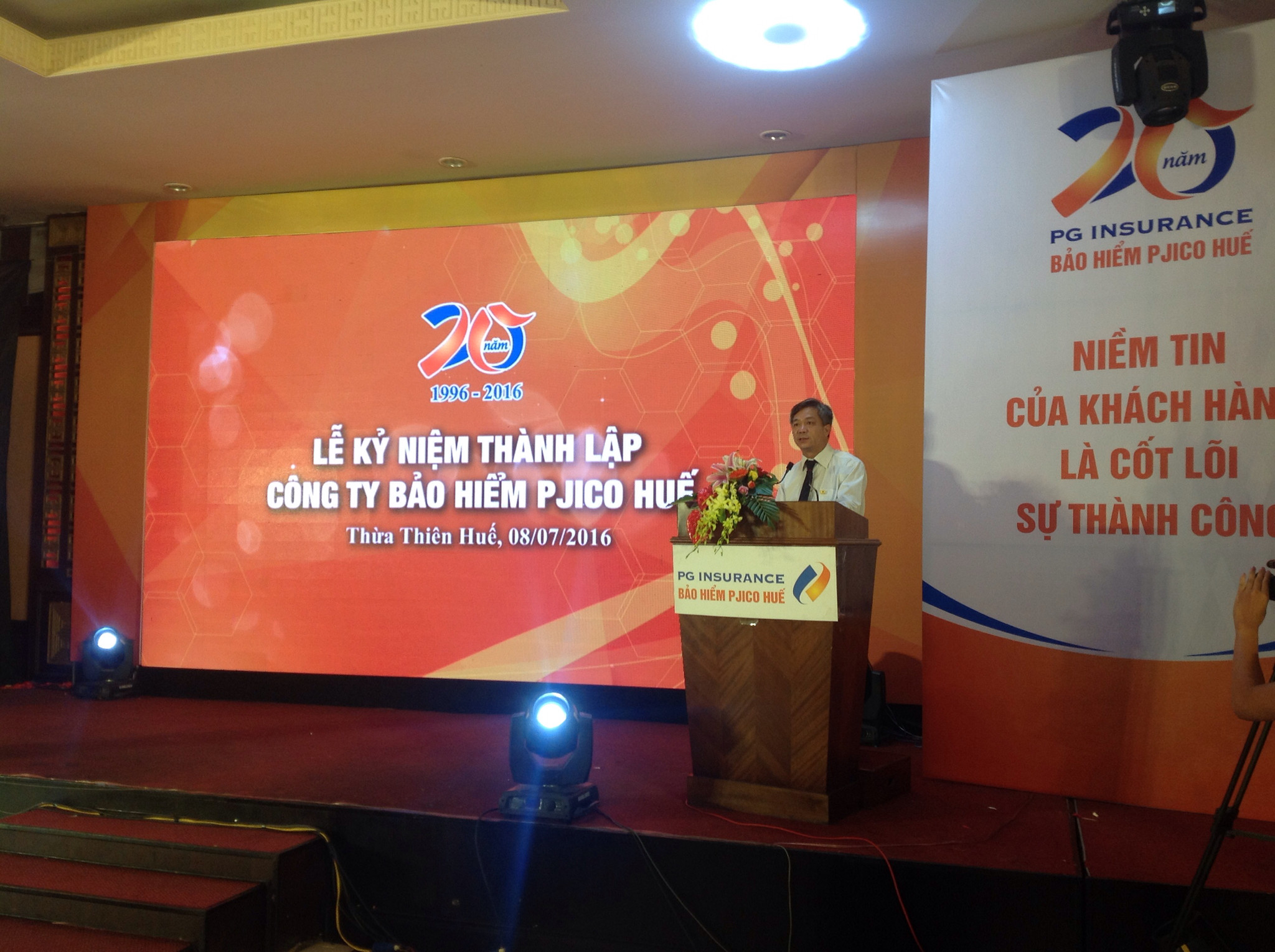 Công ty Bảo hiểm PJICO Huế tổ chức Lễ Kỷ niệm 20 năm thành lập